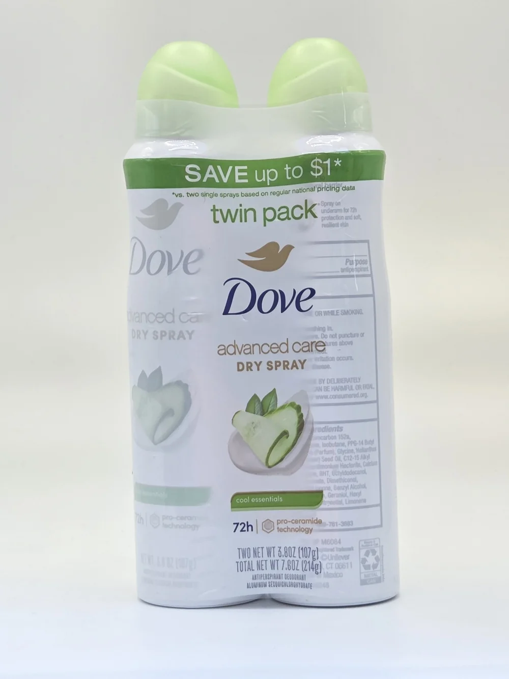 $10 Add-On When Bundled with $5+ Dove Advanced Care Twin Pack